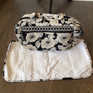 Vera Bradley diaper bag with changing pad